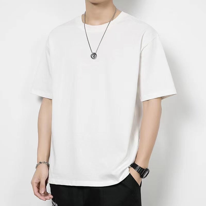 Cotton short sleeve T-shirt man