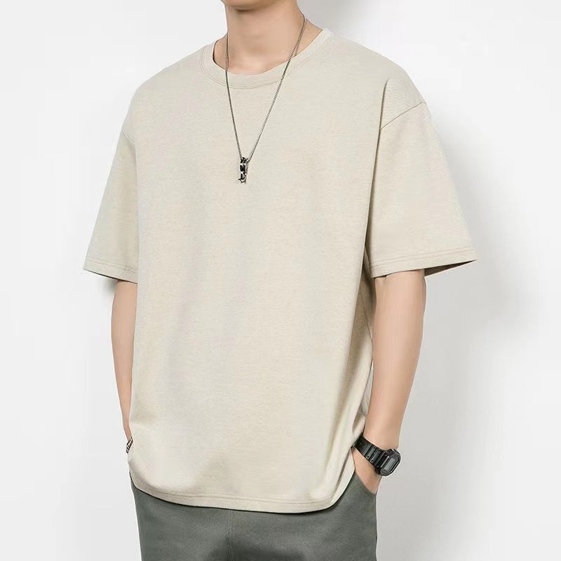 Cotton short sleeve T-shirt man