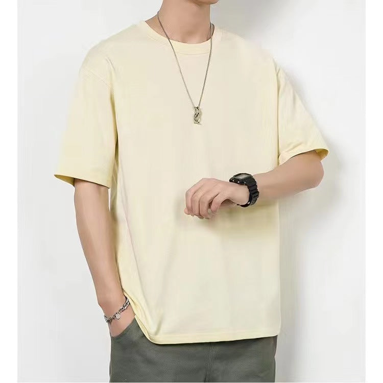 Cotton short sleeve T-shirt man