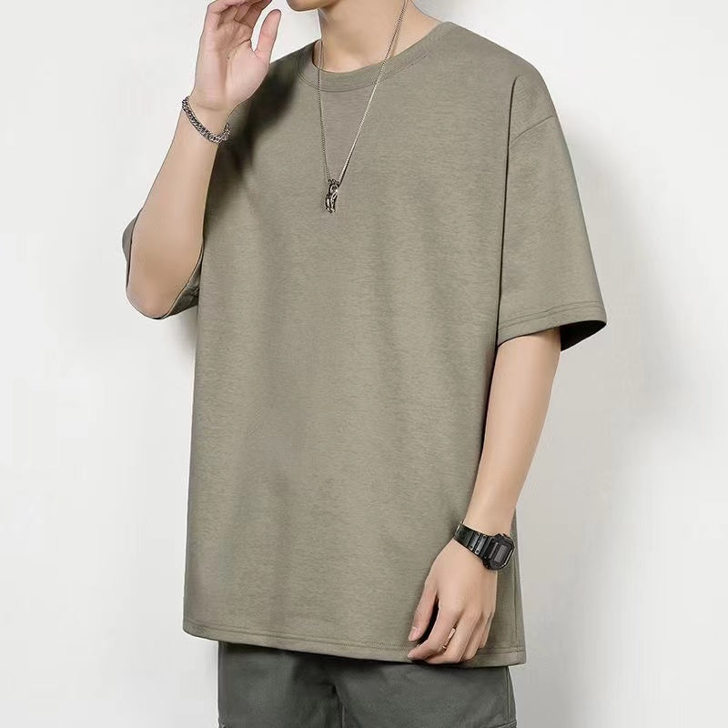 Cotton short sleeve T-shirt man