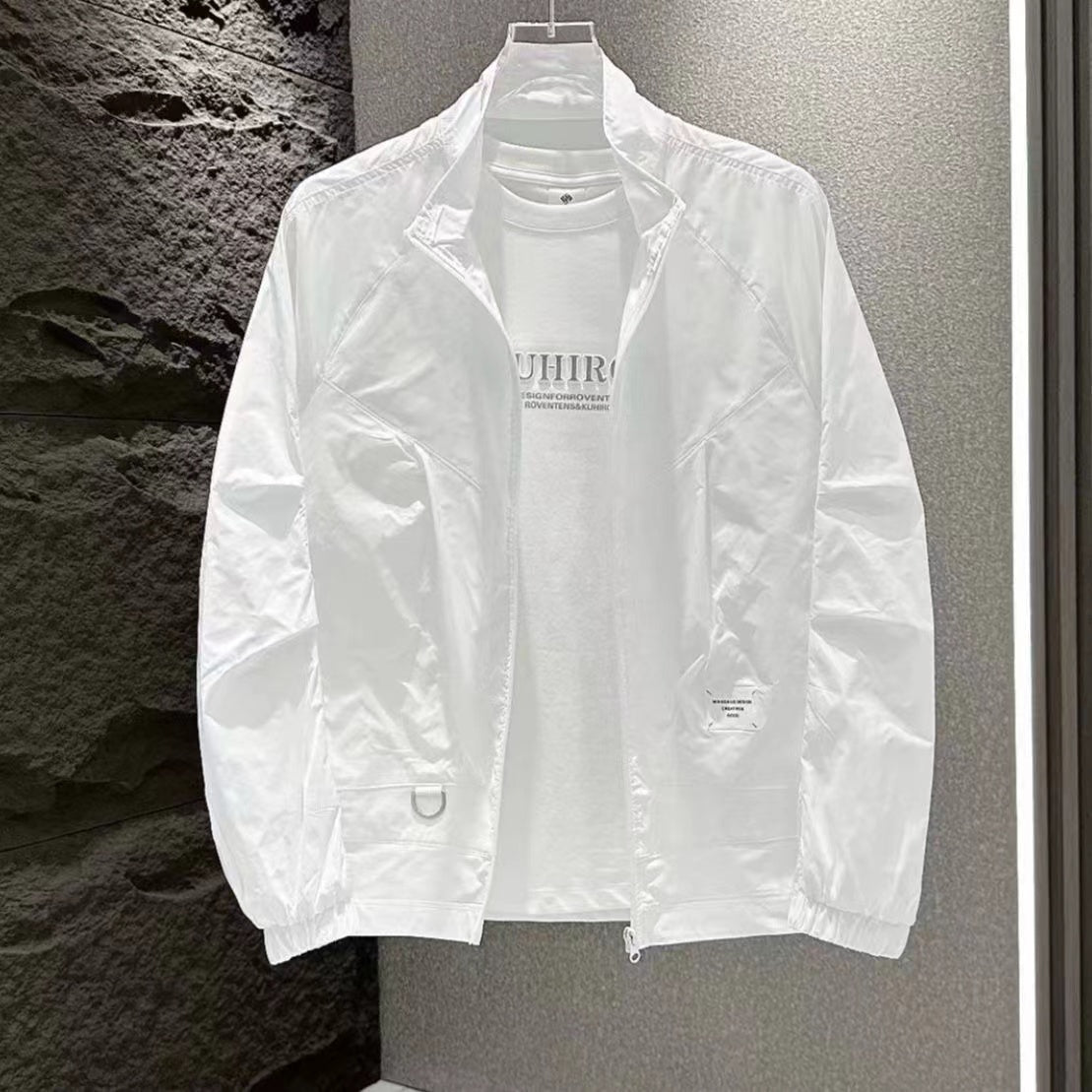 Summer Lightweight and Breathable Casual Sun Protection Clothing for Men and Women, Trendy and Simple Loose Fit Collared Outerwear, Unisex Tops